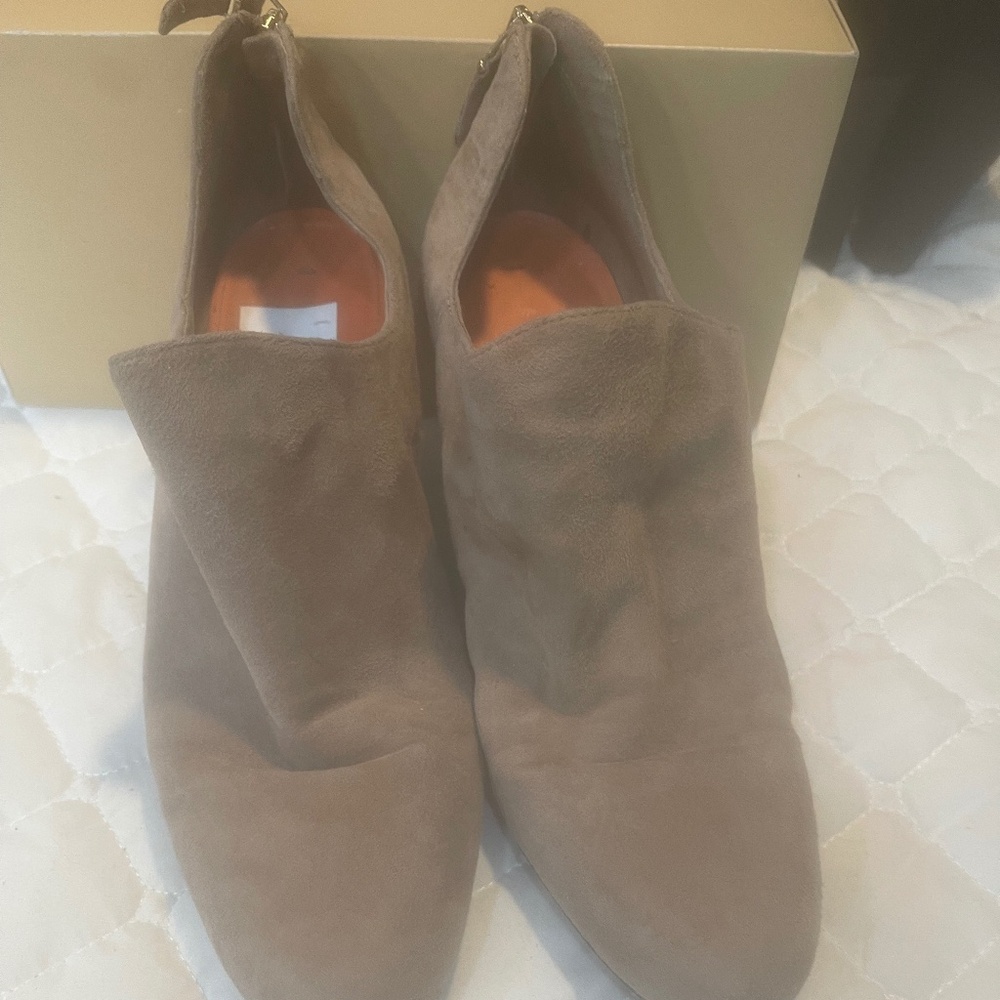Via Spiga - Suede Wedge Bootie - Size 11